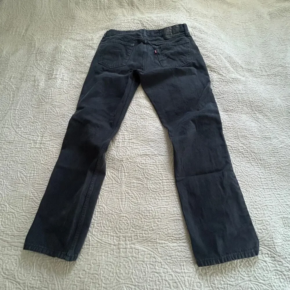 Levi's Mens Black Jeans 511, with tuxedo strip, 34x30